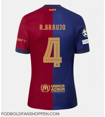 Barcelona Ronald Araujo #4 Hjemmebanetrøje 2024-25 Kortærmet